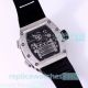 Clone Richard Mille RM 69Ti Silver Bezel Black Rubber Strap Watch (1)_th.jpg